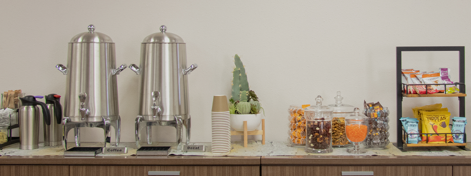Meeting and Events - beverage display