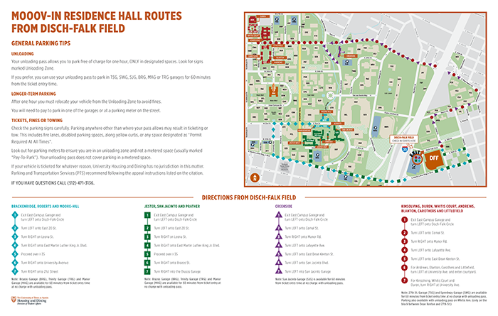 Mooov-In Residence Hall Map