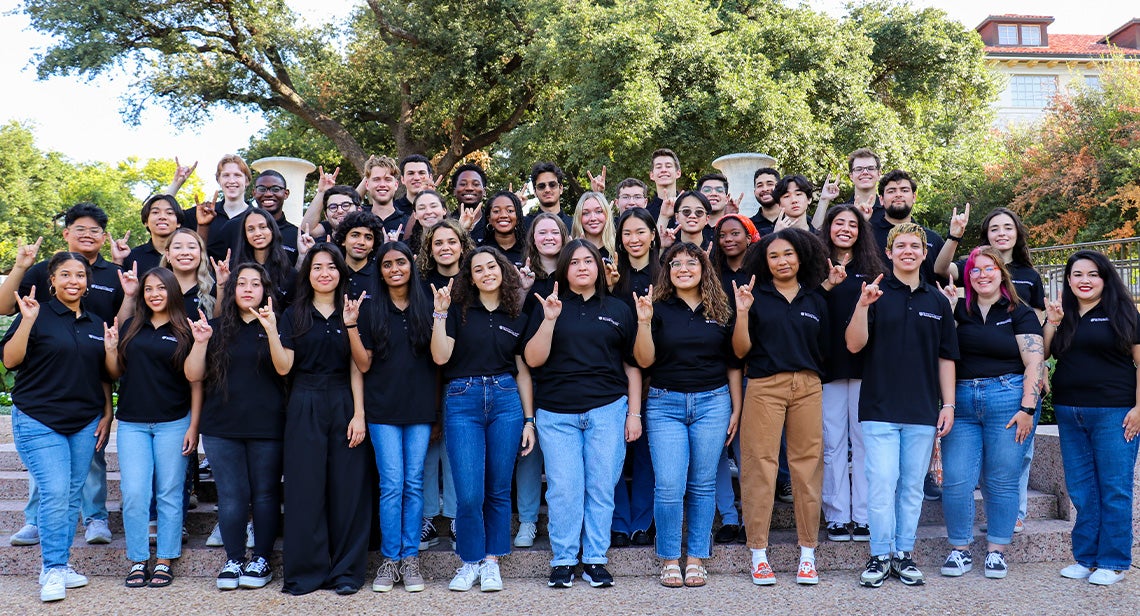 Team photo of the Jester West Hall staff