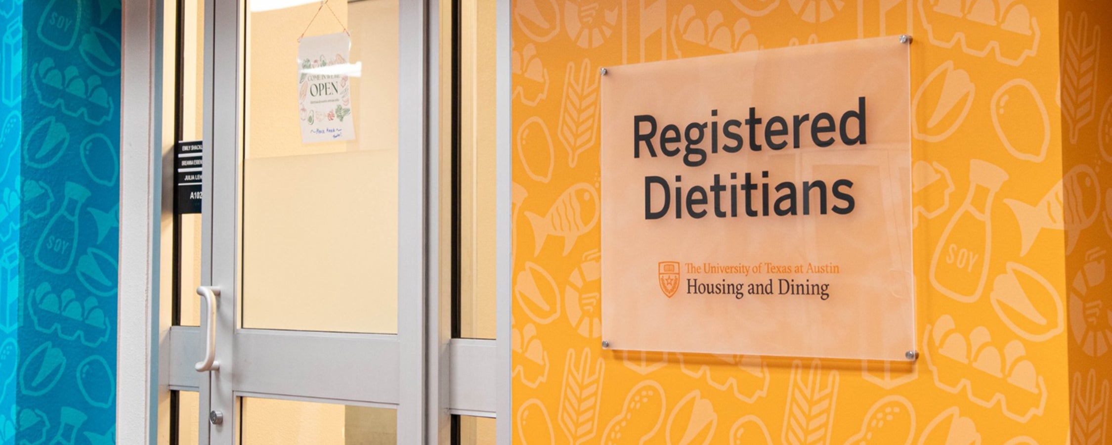 The UHD registered dietitians office inside of Jester Center