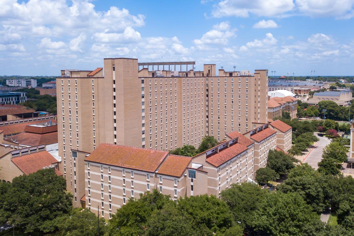 Jester West Residence Hall - exterior