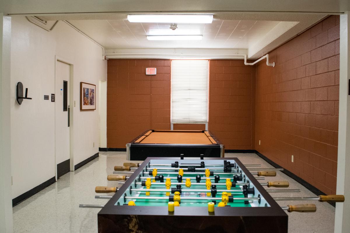 Whitis Court Hall - game room