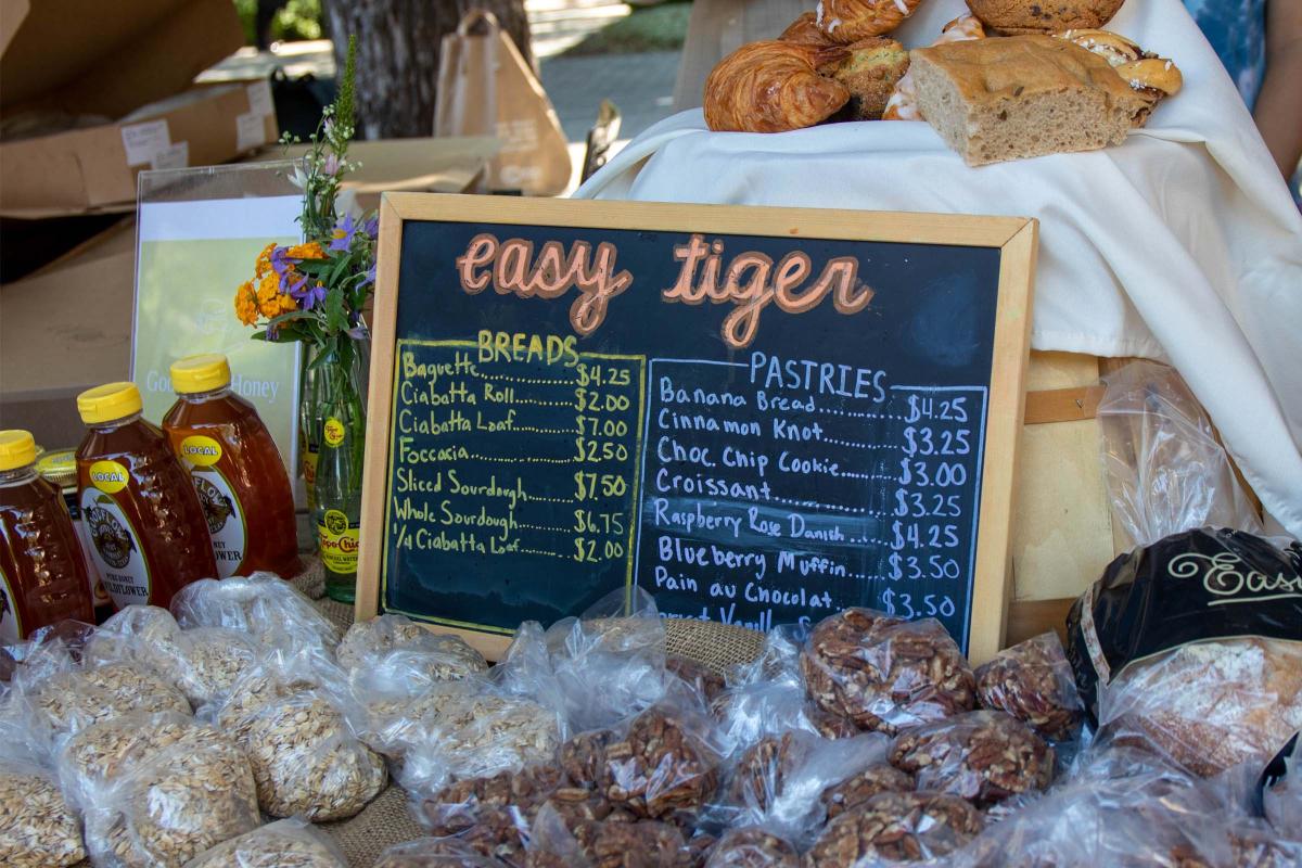 UT Farm Stand Market - bread and pastries
