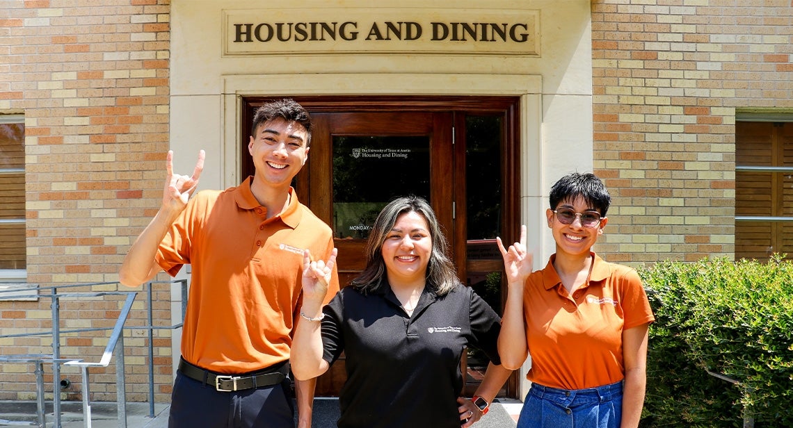 Housing Advisors on the Forty University Housing and Dining