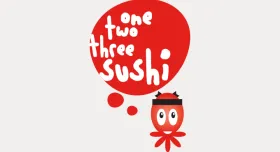 One Two Three Sushi logo One Two Three Sushi