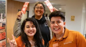 Three Jester area staff members pose together