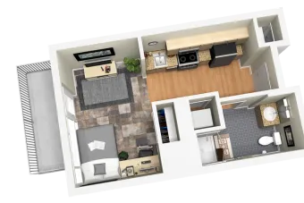 Studio apt