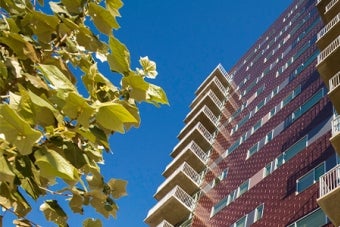 Exterior view of 2400 Nueces Apartments