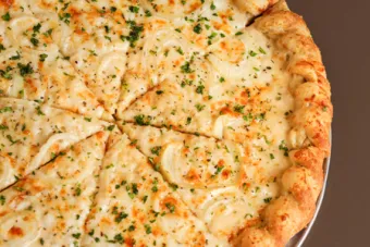 Pizza on a plate