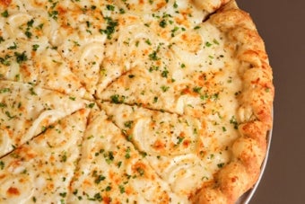 Pizza on a plate