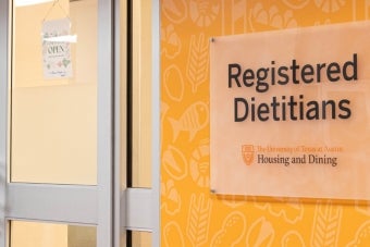 The UHD registered dietitians office inside of Jester Center